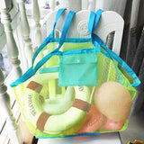 Mesh Bag Kids Toys Rope Storage Large Beach Bag Makeup Jewelry Packing