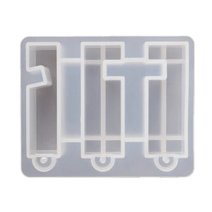 Silicone Resin Mold Phone Stand Keychain Holder Epoxy Craft Tools
