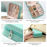 Travel Leather Jewelry Box Organizer for Jewellery Storage