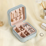 Travel Leather Jewelry Box Organizer for Jewellery Storage