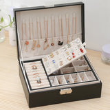 Travel Jewelry Box Earrings Organizer