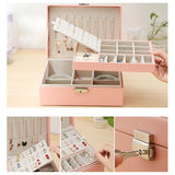 Travel Jewelry Box Earrings Organizer