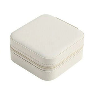 Travel Jewelry Box Organizer Earrings Ring Necklace Holder Case Women