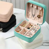 Travel Jewelry Box Organizer Earrings Ring Necklace Holder Case Women