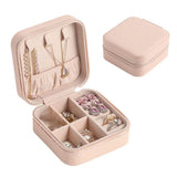 Travel Jewelry Box Organizer Earrings Ring Necklace Holder Case Women
