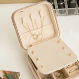 Protect Fleece Compartment Jewelry Storage Box for Travel