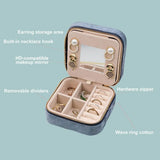 Protect Fleece Compartment Jewelry Storage Box for Travel