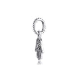 Sterling Silver Hamsa Hand Dangle Charms for Bracelets & Bangle