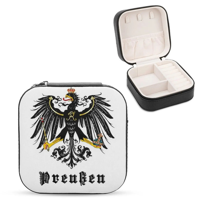 Prussia Flag Earring Box Display Case Organizer Storage