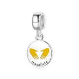 925 Sterling Silver Psychology Medical Charms for Jewelry Making