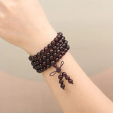 Old Rosewood Prayer Bead Bracelet Men's and Women's Sandalwood