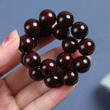 Old Rosewood Prayer Bead Bracelet Men's and Women's Sandalwood