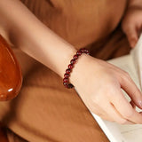 Pterocarpus Santalinus Star Beads Bracelet
