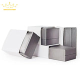 PU Brushed Leather Jewelry Display Box for Rings Necklaces Bracelets