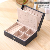 Girls Earring Ring Necklace Storage Case Jewelry Organize Box