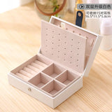 Girls Earring Ring Necklace Storage Case Jewelry Organize Box