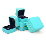 PU Wedding Ring Jewelry Packaging Storage Case Holder