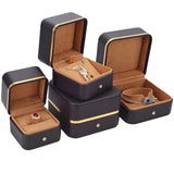 PU Wedding Ring Jewelry Packaging Storage Case Holder