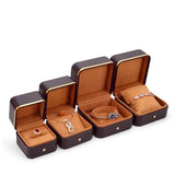 PU Wedding Ring Jewelry Packaging Storage Case Holder