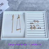 Earrings Cufflinks Organizer Holder Tray Jewelry Case