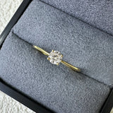 925 Silver 4MM Moissanite Diamond Wedding Ring for Women