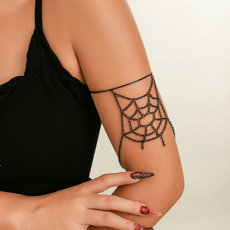 Punk Geometric Charm Upper Arm Bracelet for Women Jewelry
