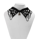 Punk Star Charm Necklace Geometric Cotton Neck Chain for Women