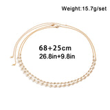Bohemia Glass Rhinestone Waist Chain Body Jewelry