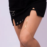 Bohemian Metal Tassel Leg Chain, Beach Jewelry