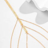 Bohemian Metal Tassel Leg Chain, Beach Jewelry
