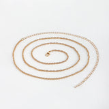 Herringbone Belly Chain for Women Waist Chain Belt Body Chain Sexy Thin Chain