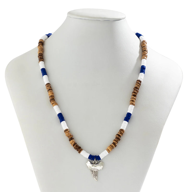 Hip Hop Mix Wood Beads Choker Necklace for Men