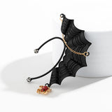 Hip Hop Small Animal Charm Ear Clip Leaf Earrings