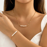 Pearl Pendant Choker Necklace for Women