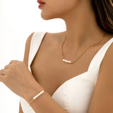 Pearl Pendant Choker Necklace for Women