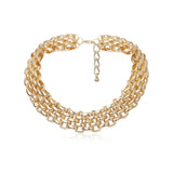 Punk Chain Choker Necklace for Women Statement Jewelry
