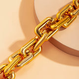 Chunky Chain Choker Necklace Hip Hop Statement Streetwear Jewelry
