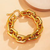 Chunky Chain Choker Necklace Hip Hop Statement Streetwear Jewelry