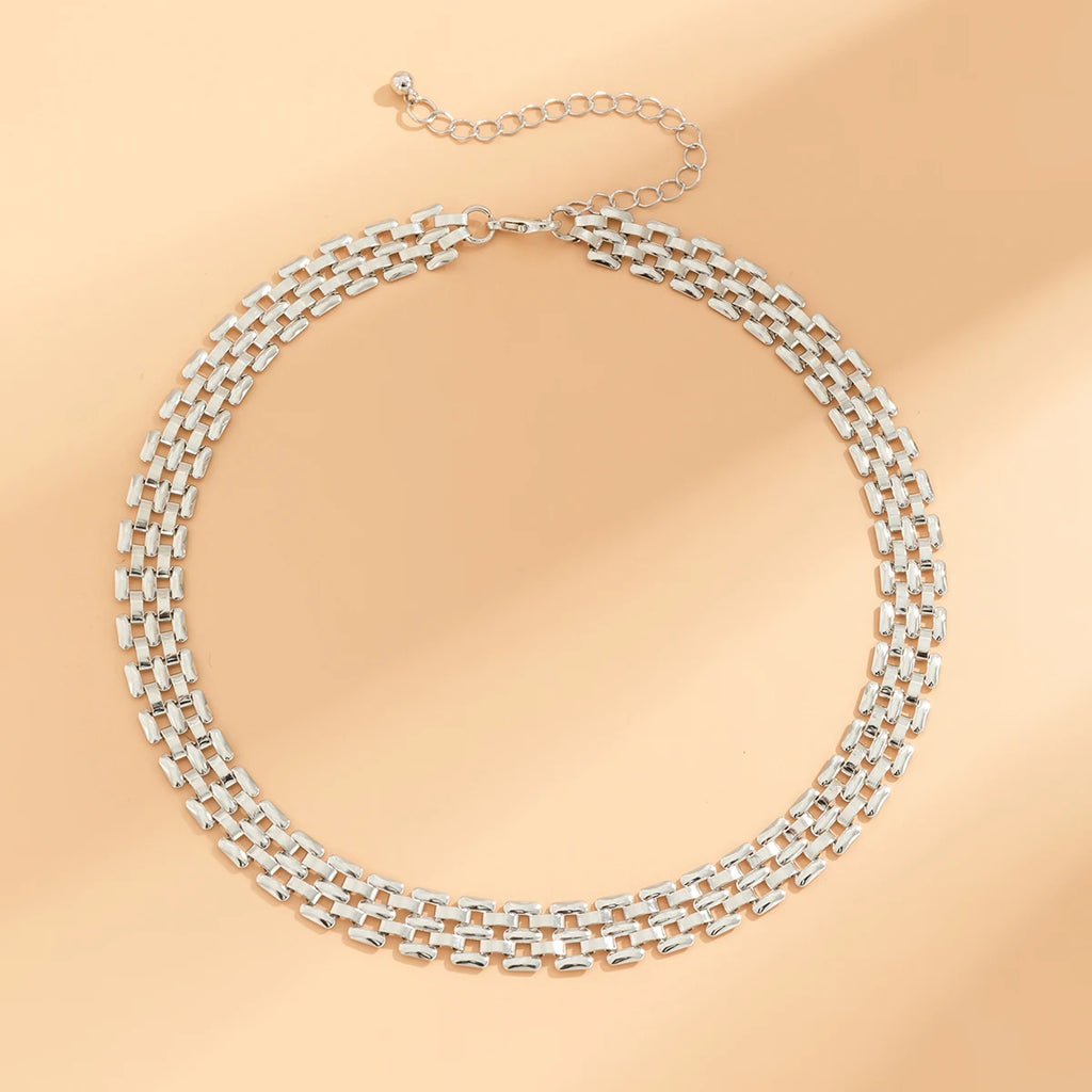 Punk Thick Chains Necklace for Women Choker Necklaces Jewelry