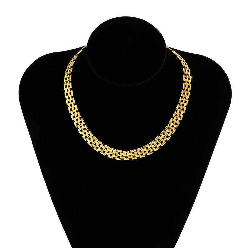 Punk Thick Chains Necklace for Women Choker Necklaces Jewelry