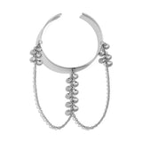 Bohemia Charm Arm Cuff Bracelet Star Tassel Pendant