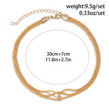 Metal Thin Chain Cross Short Necklace for Women Multilayer Choker