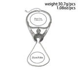 Vintage Silver Leaf Tassel Upper Arm Bracelet Chain Charm Women