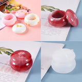 Silicone Resin Mold for Pudding Jar Storage Bottle with Lid
