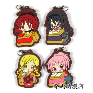 Madoka Magica Figure Rubber Mobile Phone Charm