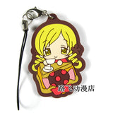 Madoka Magica Figure Rubber Mobile Phone Charm