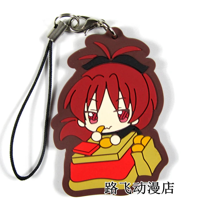 Madoka Magica Figure Rubber Mobile Phone Charm