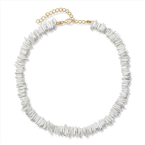 Boho Hawaiian Puka Shell Surfer Choker Necklace