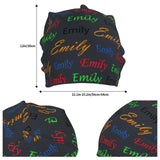 Customizable Text Knitted Winter Hat Men Women Beanie Warm Flannel