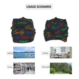 Customizable Text Knitted Winter Hat Men Women Beanie Warm Flannel